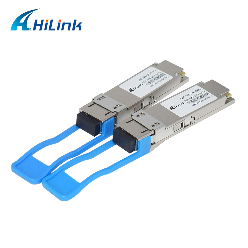 Módulo de transceptor óptico QSFP28 CWDM4 de 10 km de conexión en caliente 100Gb/s para aplicaciones de routers de conmutadores LAN WAN Ethernet