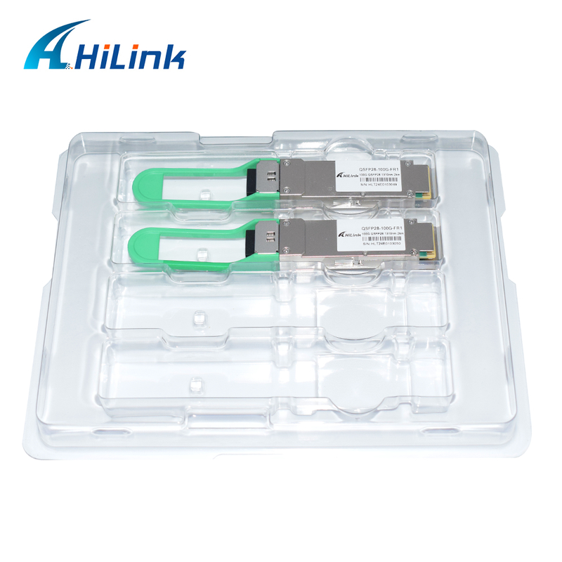 HL-QSFP28-100G-80 100Gb/s QSFP28 BiDi 80km Transceptor Conector LC Simplex Pluggable Caliente EML+PIN con SOA DDM de modo único