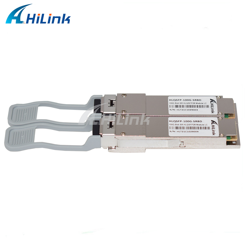 100G QSFP28 SRBD 100m Bi-Di Duplex LC Conectable en caliente 850/900nm VCSEL PAM4 2x50G Multimodo