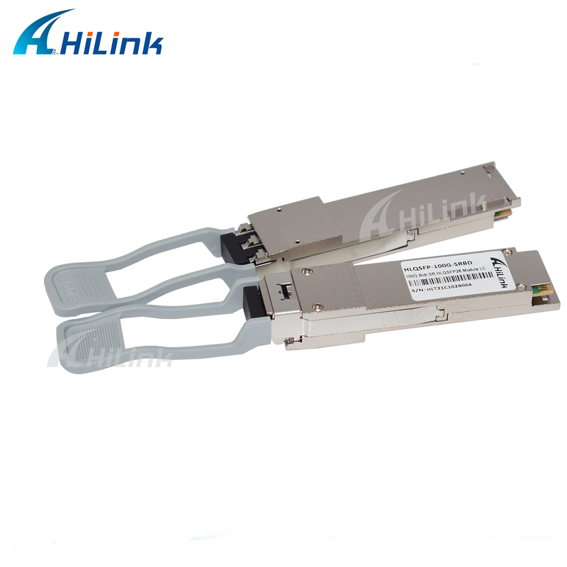 100G QSFP28 SRBD 100m Bi-Di Duplex LC Conectable en caliente 850/900nm VCSEL PAM4 2x50G Multimodo