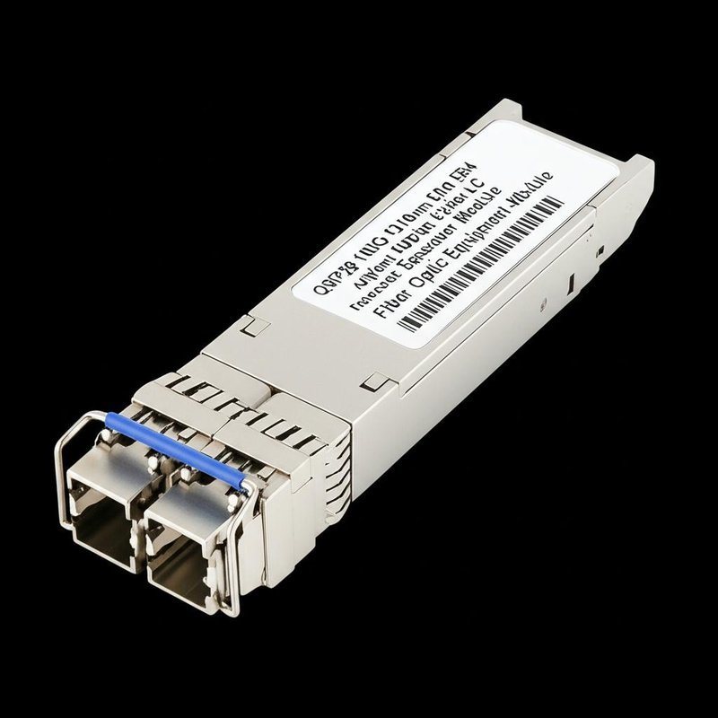 Módulo de transceptor óptico QSFP28 100G con alcance de 40 km, bajo consumo de energía (< 4,5 W) y cumplimiento RoHS 6/6 para centros de datos