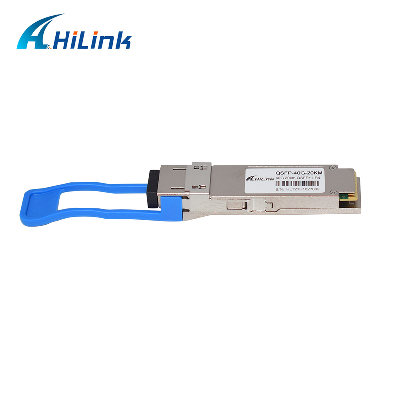 40Gb/s 20km QSFP+ Transceptor óptico enchufable en caliente con conector LC dúplex y DDM para funcionamiento de 0°C a 70°C