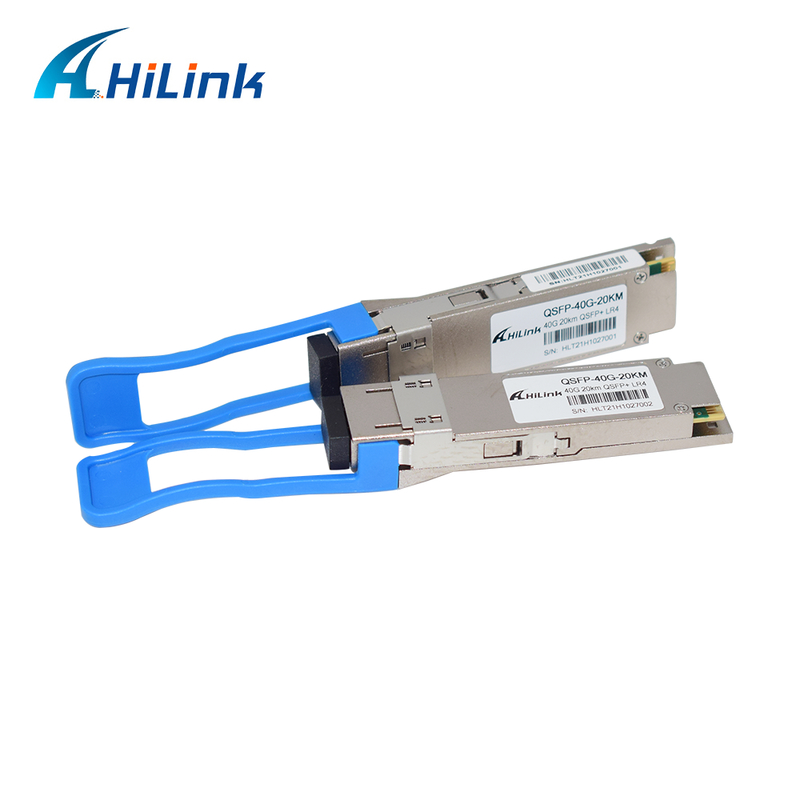 40Gb/s 20km QSFP+ Transceptor óptico enchufable en caliente con conector LC dúplex y DDM para funcionamiento de 0°C a 70°C