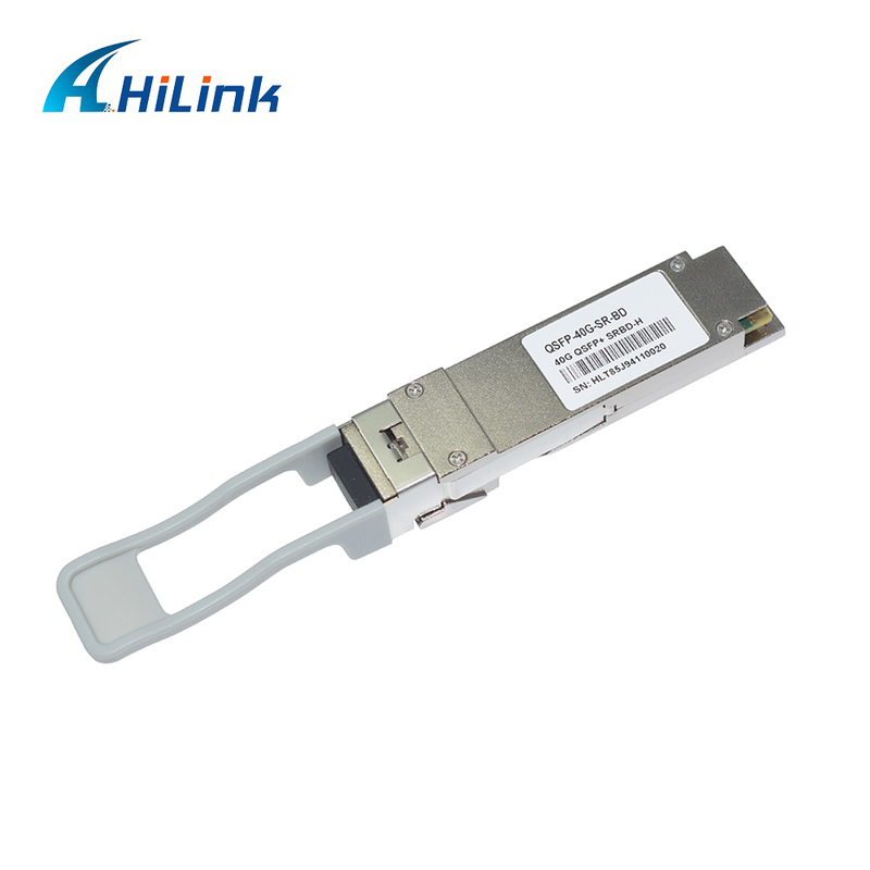 40Gb/s 100m QSFP+ Fibra óptica módulo Bi-Di Duplex LC enchufable en caliente 850/900nm MMF