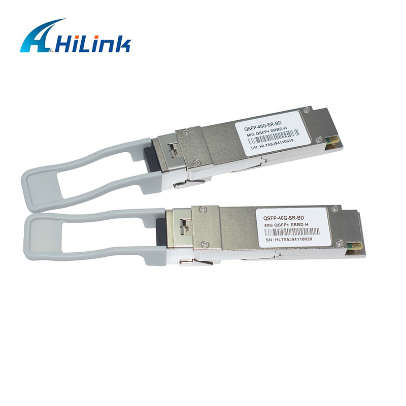 40Gb/s 100m QSFP+ Fibra óptica módulo Bi-Di Duplex LC enchufable en caliente 850/900nm MMF