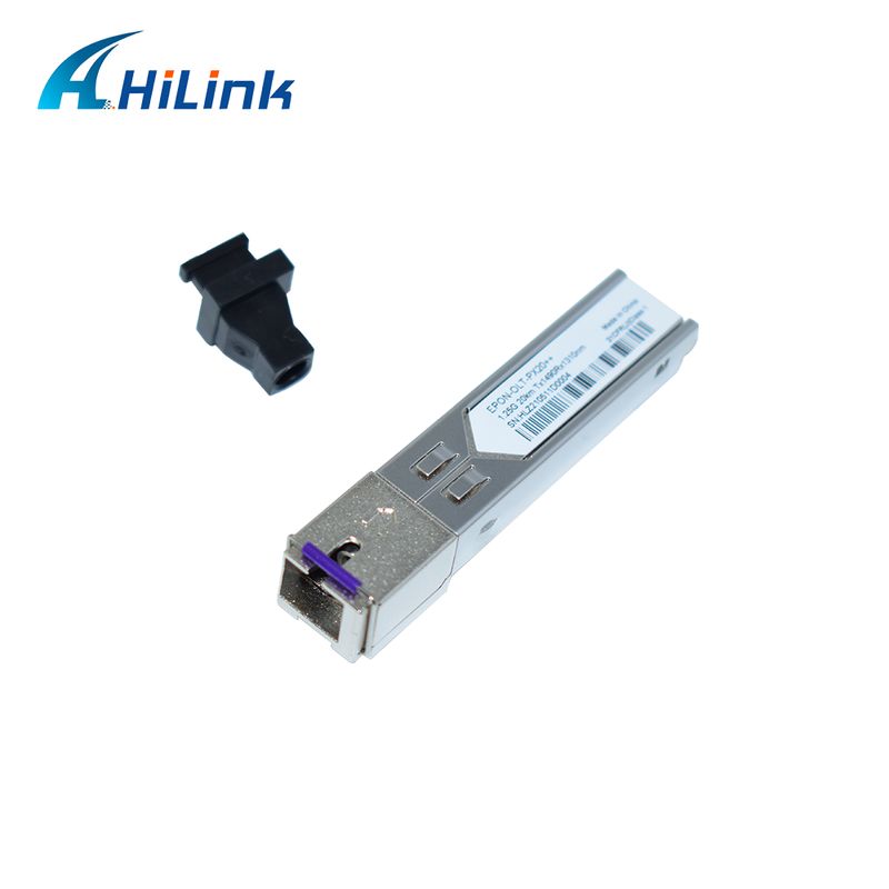 EPON OLT Transceptor SFP con PX20+ PX20++ PX20+++ para velocidad de datos de 1,25Gbps y transmisión de 20KM