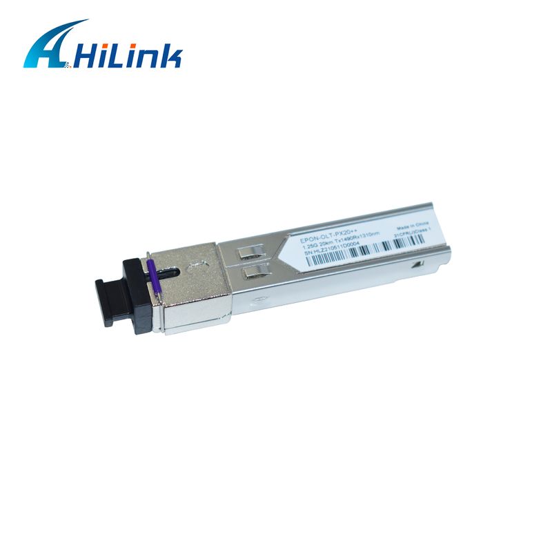EPON OLT Transceptor SFP con PX20+ PX20++ PX20+++ para velocidad de datos de 1,25Gbps y transmisión de 20KM