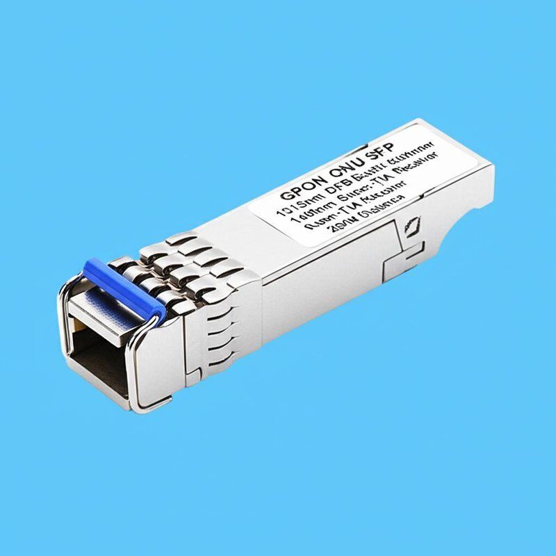 GPON ONU Transceptor SFP con transmisor de modo DFB de ráfaga de 1310nm y receptor Super-TIA de 1490nm para una distancia de 20KM