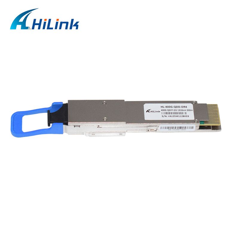 Módulo Transceptor Óptico Hilink HL-400G-QDD-DR4 400Gb/s 500M QSFP-DD DR4 MPO-12 Compatible