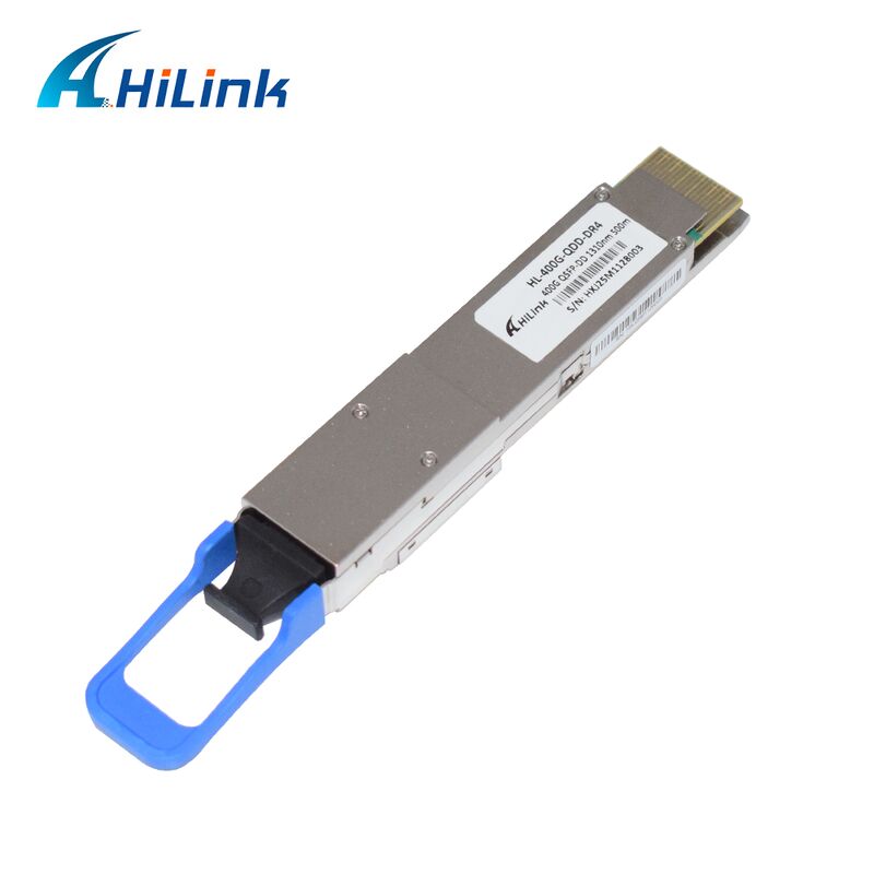 Módulo Transceptor Óptico Hilink HL-400G-QDD-DR4 400Gb/s 500M QSFP-DD DR4 MPO-12 Compatible