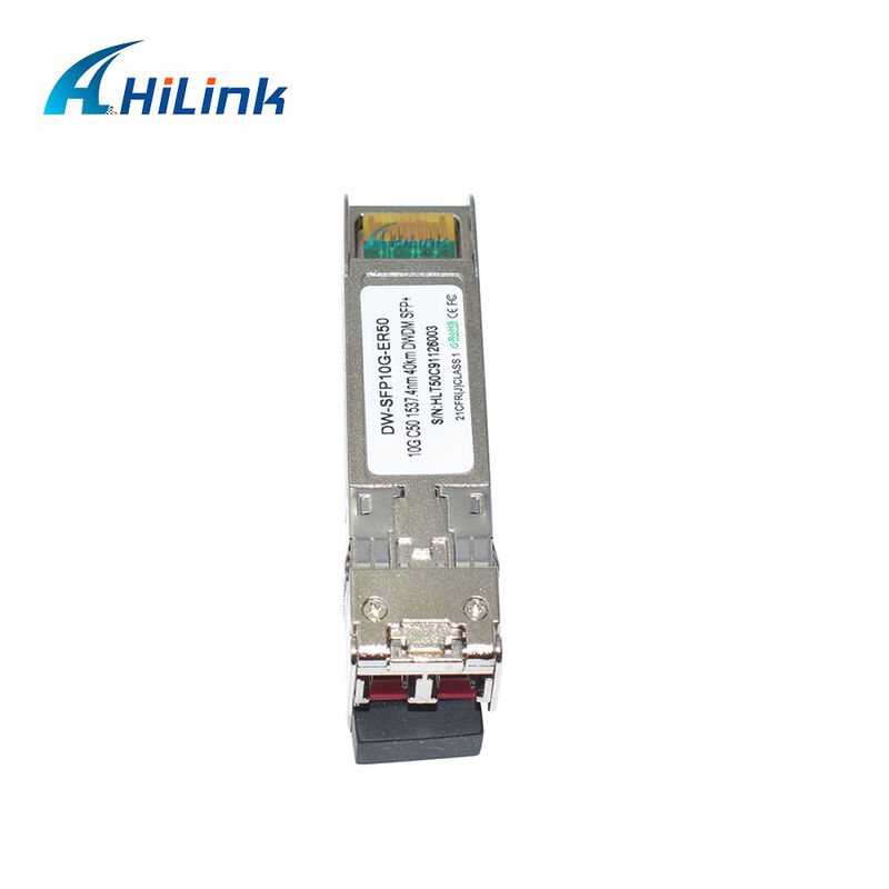 Hilink 10Gb SFP+ DWDM SFP 100GHz CH17~61 Opcional 40km Transceptor módulo óptico dúplex LC comercial industrial