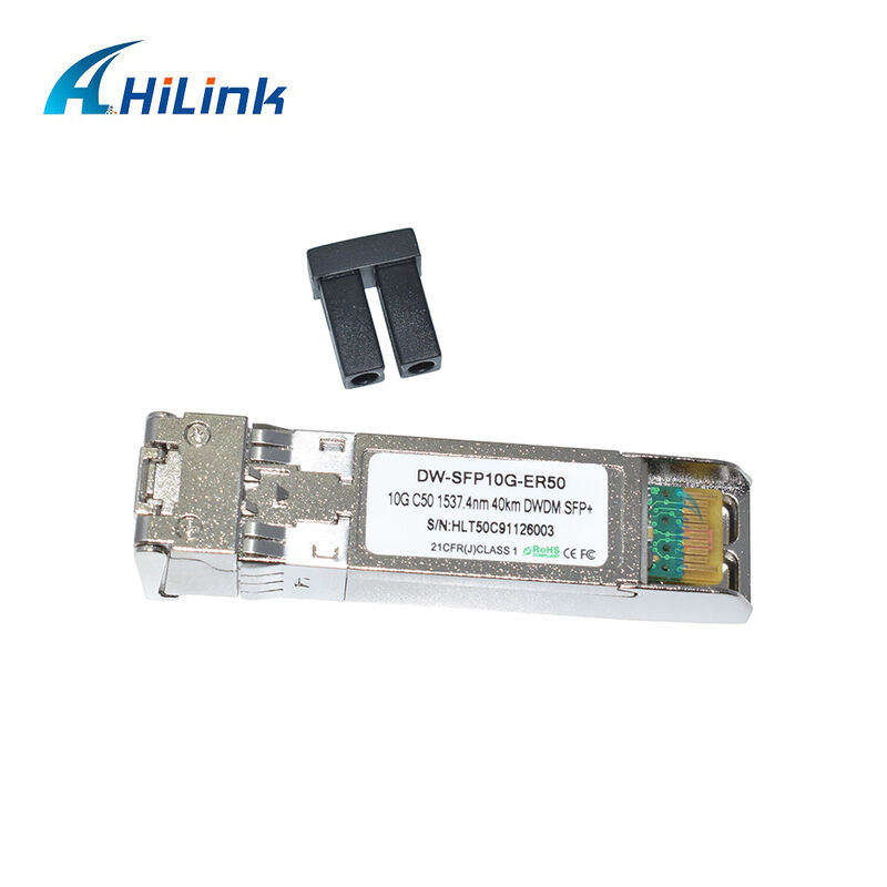 Hilink 10Gb SFP+ DWDM SFP 100GHz CH17~61 Opcional 40km Transceptor módulo óptico dúplex LC comercial industrial
