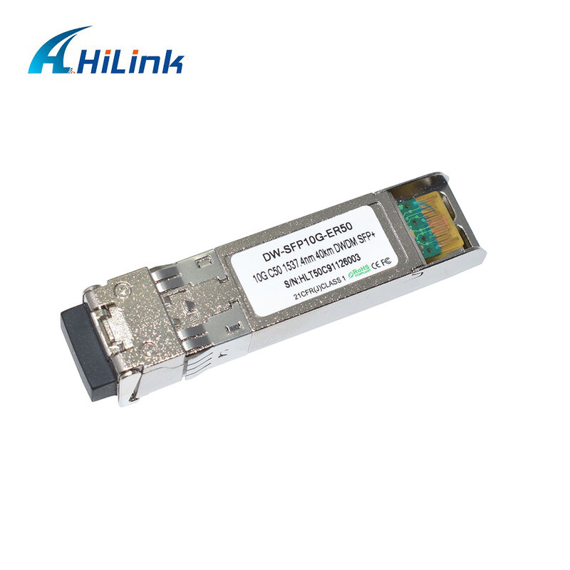 Hilink 10Gb SFP+ DWDM SFP 100GHz CH17~61 Opcional 40km Transceptor módulo óptico dúplex LC comercial industrial