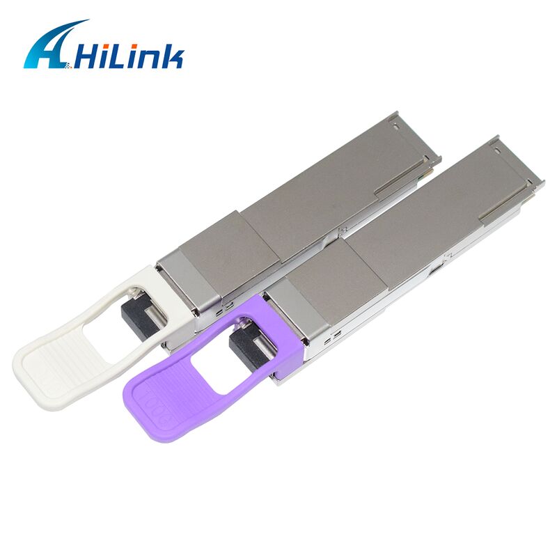 Módulo de transceptor óptico BIDI Hilink QSFP28-BX-U80/D80 100Gb/s con alcance de 80 km para Ethernet 100G