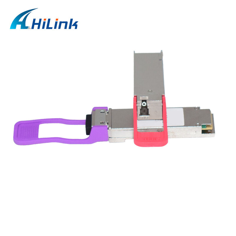 Hilink HL-QSFP28-100G-UD-20 100Gb/s 20km QSFP28 BIDI LR1 módulo de transceptor óptico con conector LC conectable en caliente