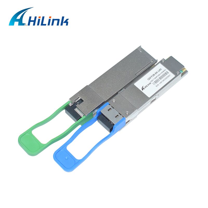 Transceptor óptico Hilink QSFP28-BX-UD40 100G BiDi con distancia de 40 km para aplicaciones de centros de datos