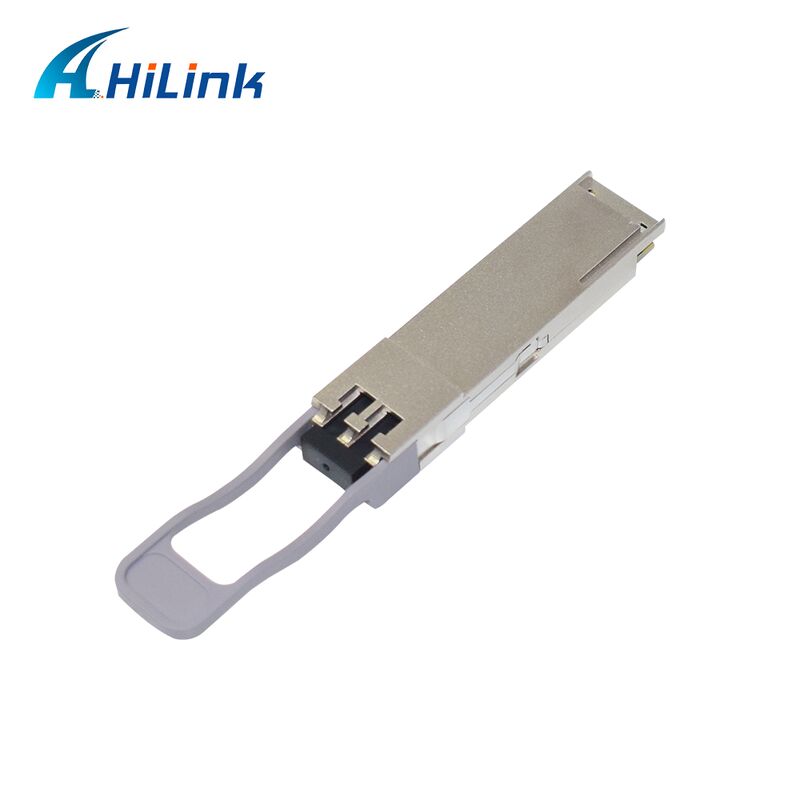 Módulo de transceptor óptico Hilink 100G QSFP28 con distancia de 100 km, velocidad de datos 100G y cumplimiento ZR4+