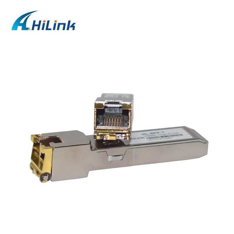 Transceptor SFP de cobre Hilink HL-SFP-T con conector RJ-45