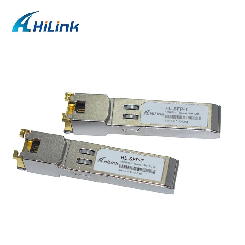 Transceptor SFP de cobre Hilink HL-SFP-T con conector RJ-45
