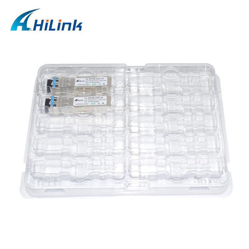 Transceptor HL-SFP28-LR-10KM 25G SFP28 con distancia de transmisión de 10 km, velocidad de datos de 25,78 Gbps y bajo consumo de energía < 1,2 W