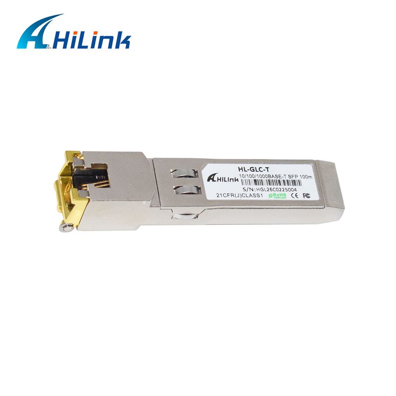 10/100/1000BASE-T Transceptor SFP de cobre RJ45 GLC-T para Ethernet de Gigabit