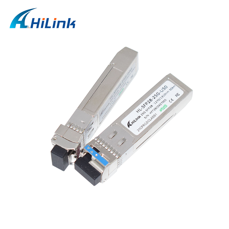 25Gb/s 50Km SFP28 BIDI Transceptores APD+PIN LC Conector SFP28 módulo óptico DOM