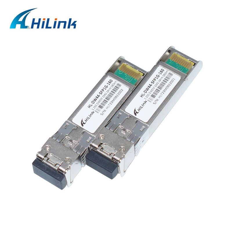 Transceptor óptico SFP con conector LC dúplex para una distancia de 40 km / 80 km / 120 km / 160 km