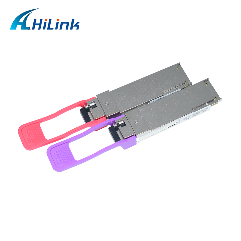 QSFP28 100G BIDI 10KM Transceptor óptico SMF Simplex LC Conector DDM 1271/1331