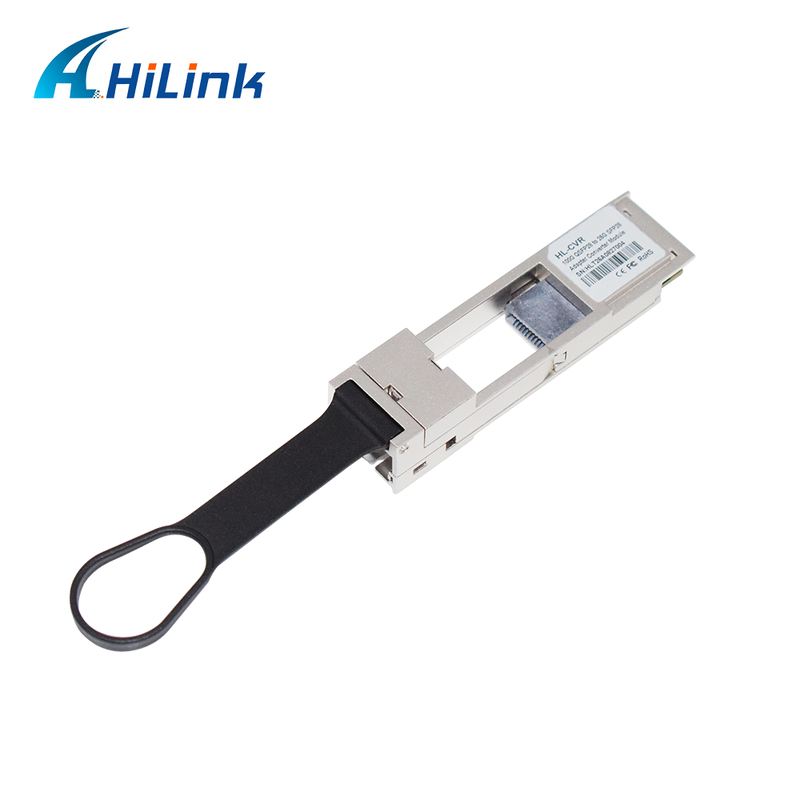 Adaptador QSA28 Puerto 100G QSFP28 a convertidor de ranura 25G SFP28 con diseño conectable en caliente y monitoreo EEPROM DDMI incorporado