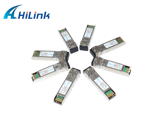 Módulo óptico 10G SFP+ bajo DWDM LOS 80KM 100GHZ CH17-CH61 del conector a dos caras del LC