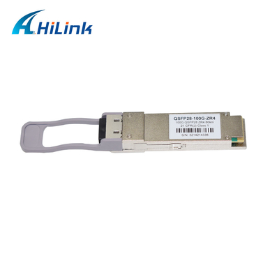 DOM ópticos del módulo QSFP28 100G ZR4 del transmisor-receptor del LC QSFP Gbic del duplex de los 80km 1310nm SMF