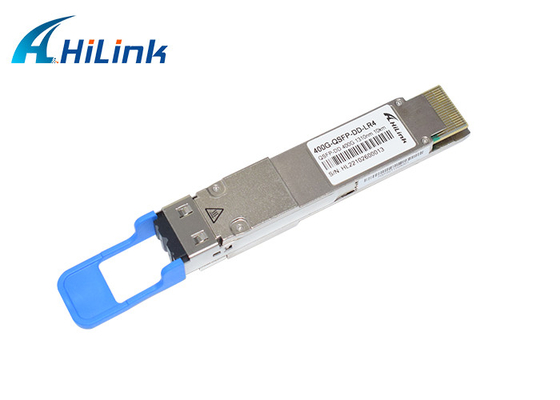 conector LC dúplex 1310nm QSFP-DD LR4 del módulo óptico de 400G los 10km