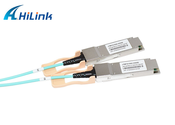 Cable óptico activo 200G QSFP56 SR4 de los centros de datos al cable de 2xQSFP56 SR2 850nm los 5m AOC