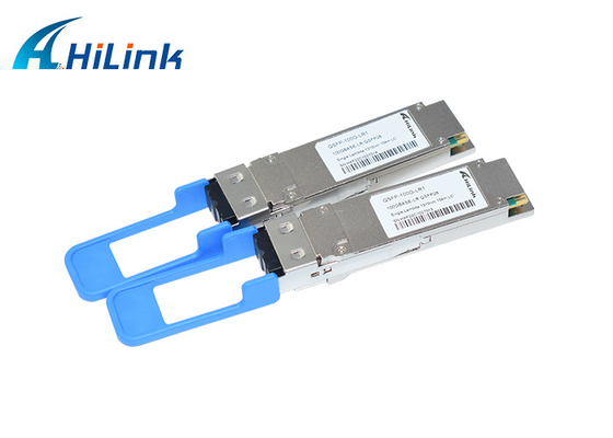 DOM ópticos a dos caras de la lambda 1310nm el 10km del módulo 100GBASE-LR1 QSFP28 del transmisor-receptor del LC SMF solos
