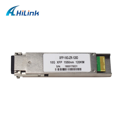 Modo DDM de la fibra dual del ZR del transmisor-receptor 1550nm el 100KM del conector 10G XFP del LC solo