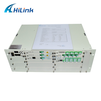 soporte de estante 4U con amplificador Optica del chasis del equipo de la fibra óptica de EDFA/de VOA/de OSW