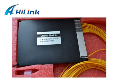 Solo multiplexor de la fibra CWDM, equipo de las 8 del canal óptica de Mux con la caja del ABS