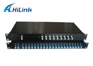 Canal Mux Demux, multiplexor PDL bajo del filtro 80 de DWDM de la fibra óptica DWDM