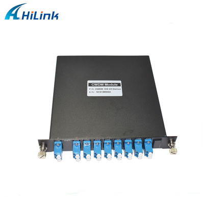 8CH CWDM 1270nm-1410nm 8 canales CWDM DEMUX LGX Paquete Dispositivos CWDM