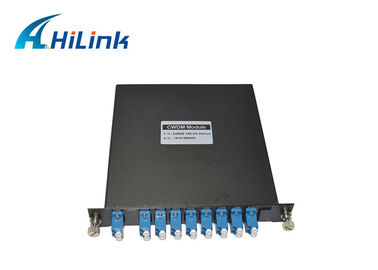 fibra LC/UPC 1270nm-1410nm Mux Demux LGX del casete óptico de 8CH CWDM sola