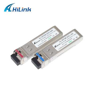 25GBASE SFP28 25G BIDI 10KM 1270/1330nm DML+PIN LC módulo óptico transceptor DOM