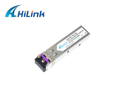 Módulo 1.25g 1270-1610nm RoHS de Ethernet de SFP de la fibra óptica del módulo de CWDM SFP obediente