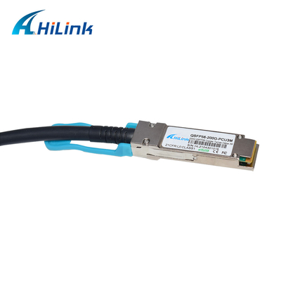 DD 200G 3M QSFP56 de MSA Twinax DAC Copper Cable QSFP a QSFP56