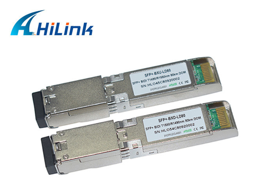 Fibra XFP LC del módulo 1.5W DDM 10G del transmisor-receptor del WDM 1550nm SFP+ sola